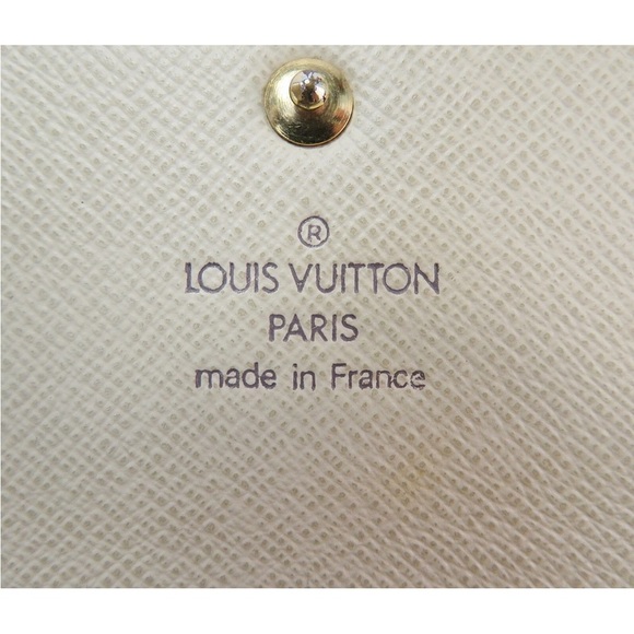 Louis Vuitton Cream and Gray Checkered Wallet - Picture 12 of 14